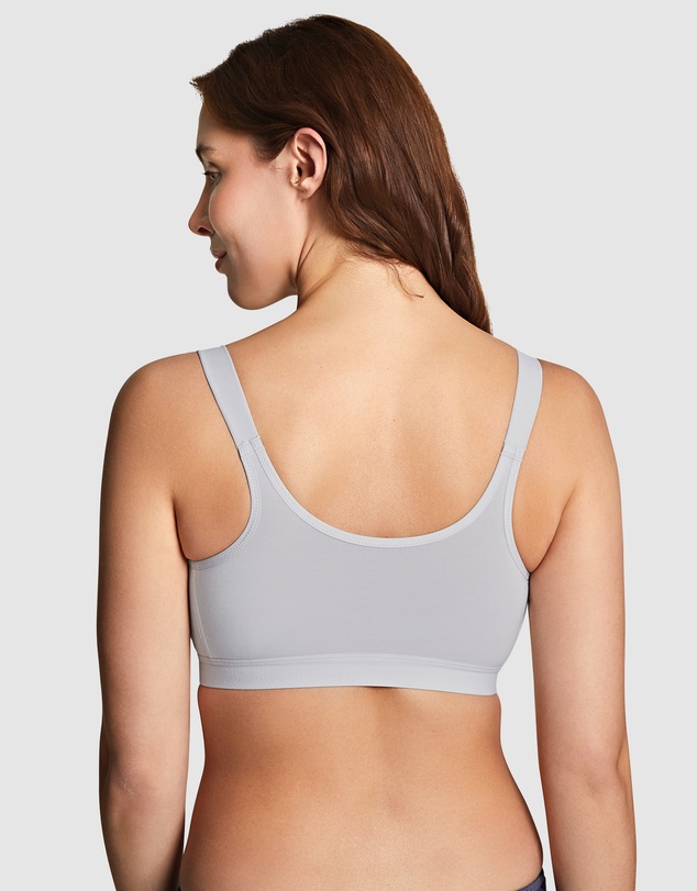 Royce Lingerie - Fearne Organic Cotton Wirefree Front Open Bra