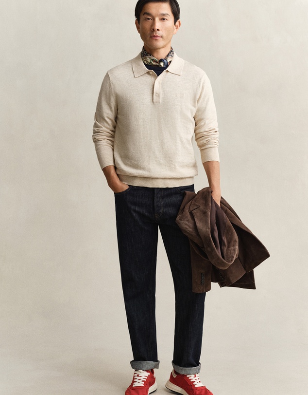 Gant - Slub Cotton Linen Polo