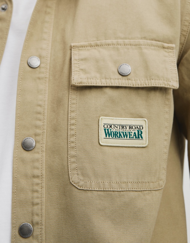 Country Road - Garment Dyed Workwear Canvas Overshirt