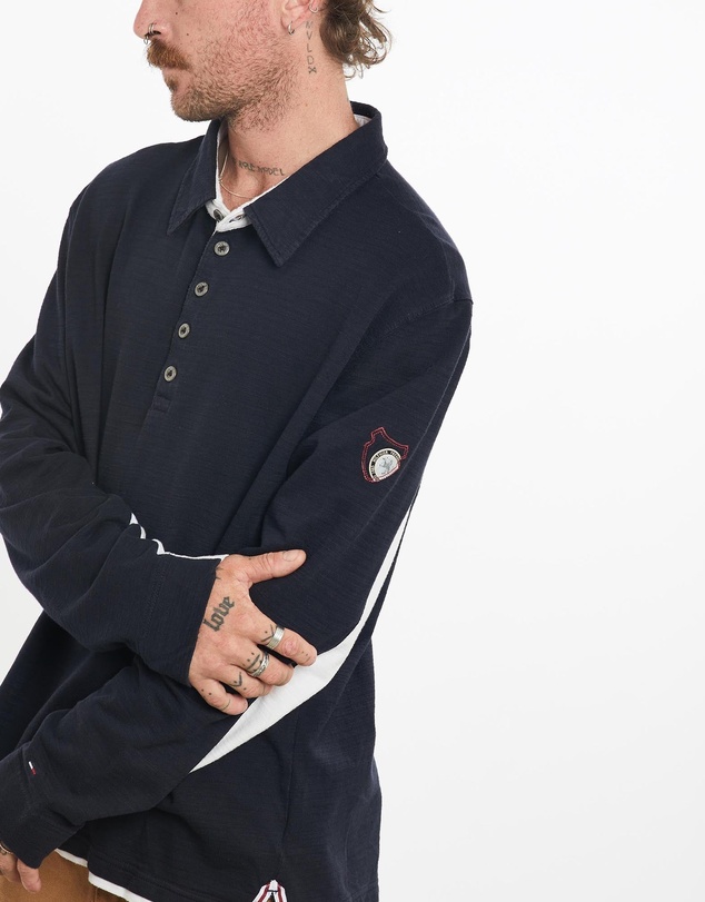 Vintage by The Real Deal - Pre Loved - Vintage Tommy Hilfiger Long Sleeve Polo Shirt