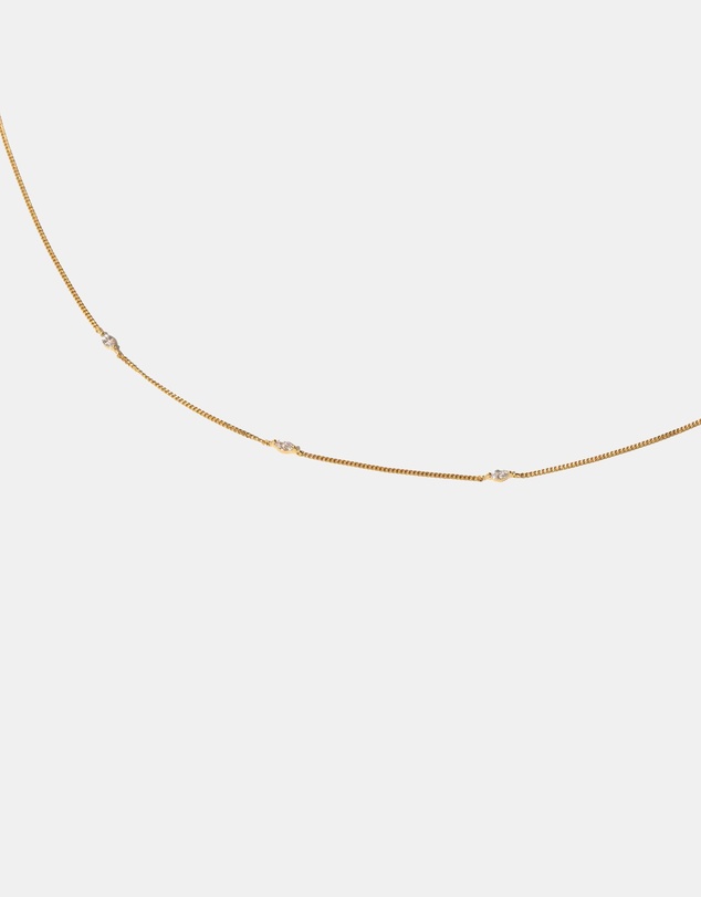 Astrid & Miyu - Navette Crystal Necklace