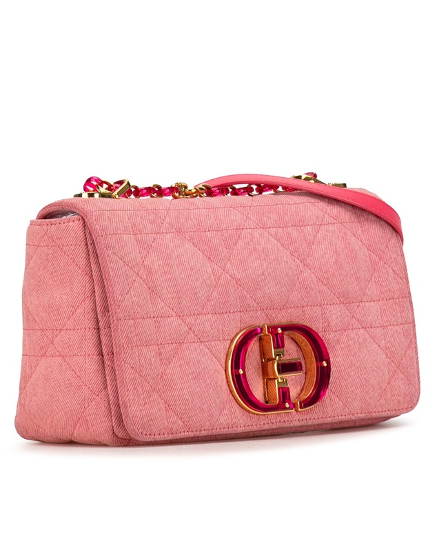 Pre-Loved by Azura Reborn - Pre-Loved Dior Caro Denim Crossbody Bag -