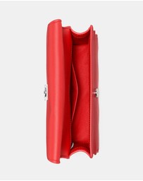 Kate Spade - Deco Wavy Smooth Leather Mini Convertible Shoulder