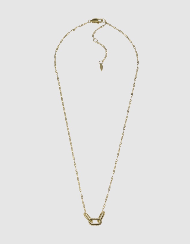 Fossil - Heritage Gold Tone Pendant Necklace