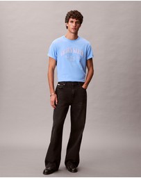 Calvin Klein Jeans - Terry Heritage Logo NYC Graphic Relaxed T-Shirt