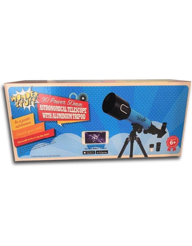 Wonderstuff - 90 Power 50mm Astronomical Telescope