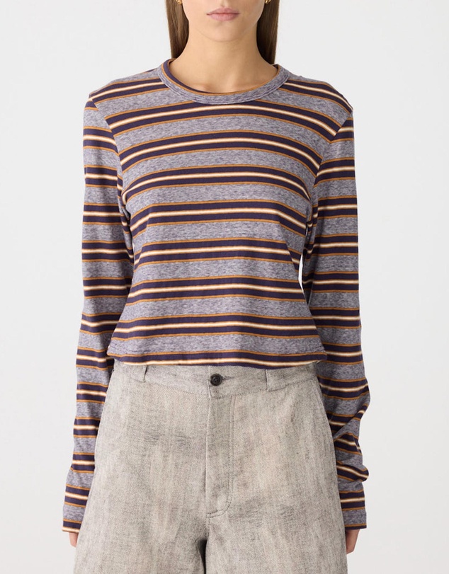 Bassike - Vintage Stripe Baby Long Sleeve T-Shirt