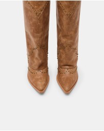 Steve Madden - Streamline Cognac Boots