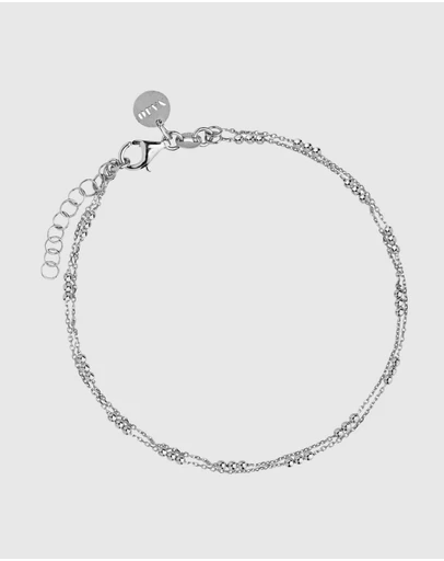 Najo - Halcyon Silver Anklet