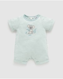 Purebaby - Australiana Short Growsuit- Babies