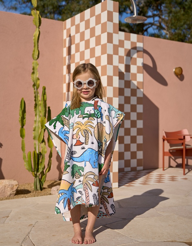 Linen House Kids - Diehard Dino Beach Poncho