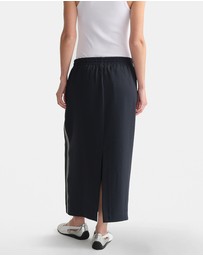 Decjuba - D-Luxe Racer Stripe Midi Skirt