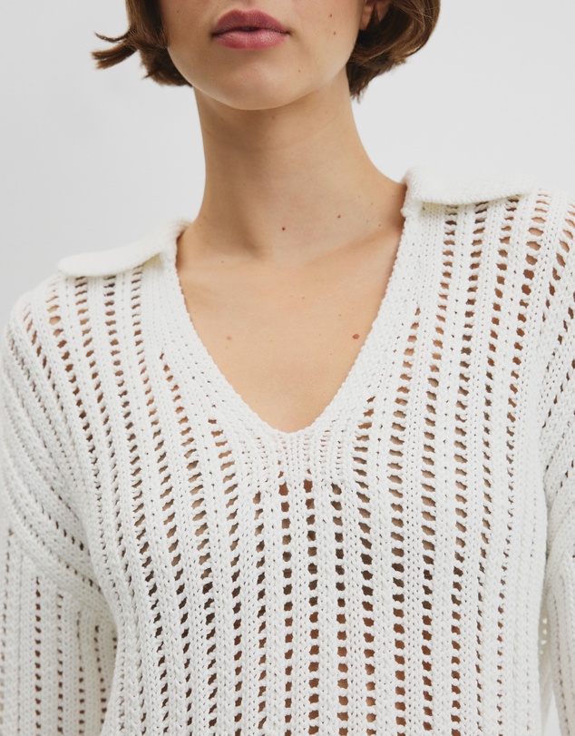 Country Road - Australian Good Earth Cotton Long Sleeve Tape Knit