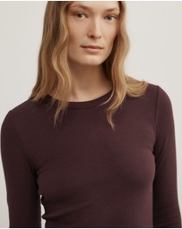 Witchery - Crew Rib Long Sleeve Top
