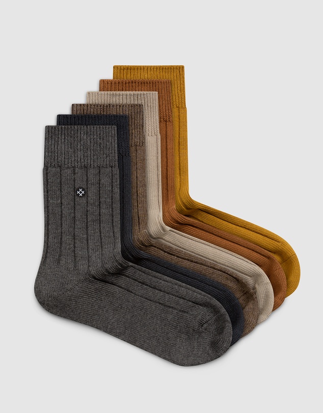 Sockdaily - Ethel 6 Pack Quarter Socks