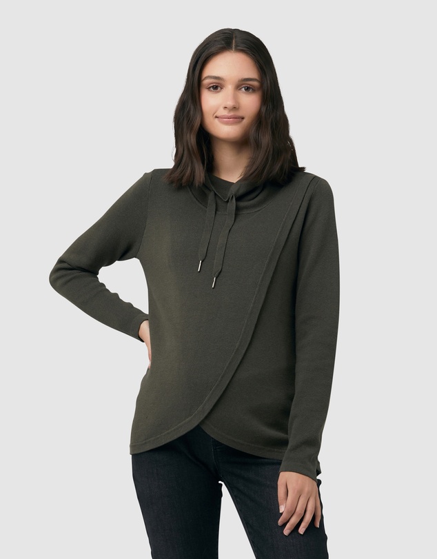 Ripe Maternity - Cassie Cross Over Nursing Knit