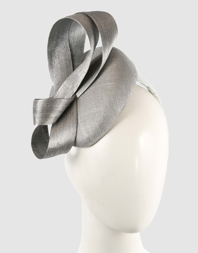 Max Alexander - SIlver Pillbox Racing Fascinator
