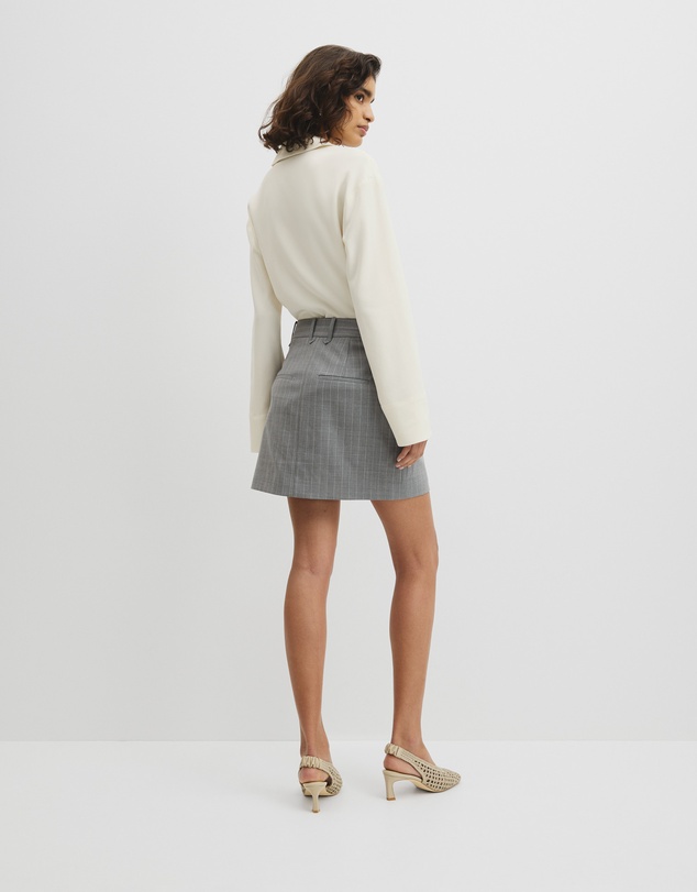 Country Road - Pinstripe Mini Skirt