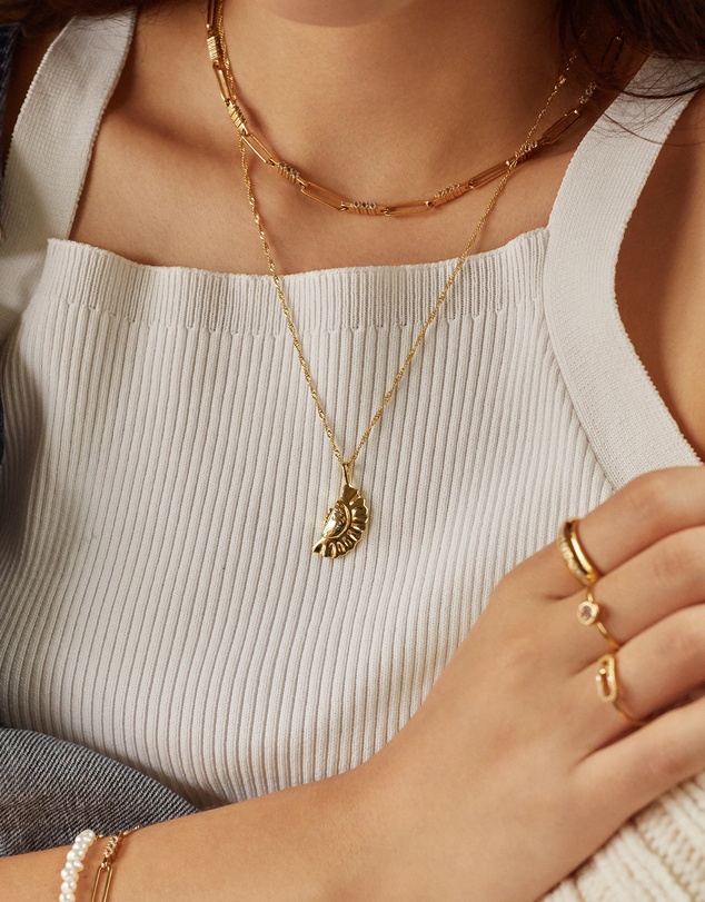 Wanderlust + Co - Dumpling Gold Necklace