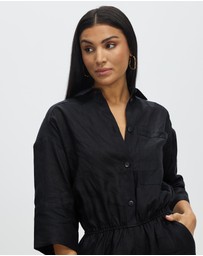 Grace Willow - Iris Linen Playsuit