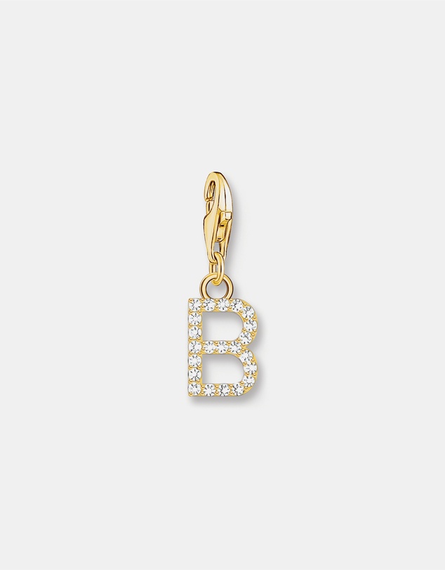 THOMAS SABO - Charm Pendant Letter B Gold Plated