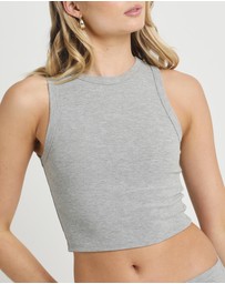 General Pants Co. Basics - Soft Knit High Neck Tank Top