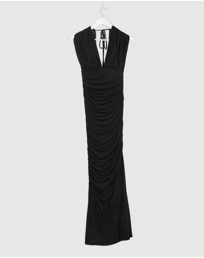 Revibe - Repaired CHANCERY Josie Mesh Maxi Dress - AU 10