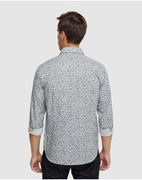 Oxford - Kenton Floral Print Cotton Shirt