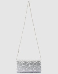 Olga Berg - Danna Crystal And Pearl Clutch