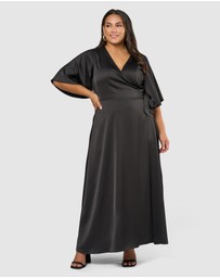Pink Dusk by Curve Project - Glitz and Glam Maxi Dress