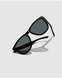 Hawkers Co - Polarized Dark Black One Raw Sunglasses for Men and Women UV400
