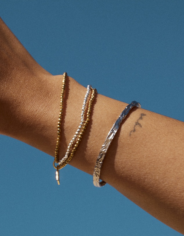 Arms Of Eve - Helios Silver Cuff Bracelet