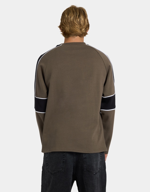 Quiksilver - Mens Lines Panel Crew Neck