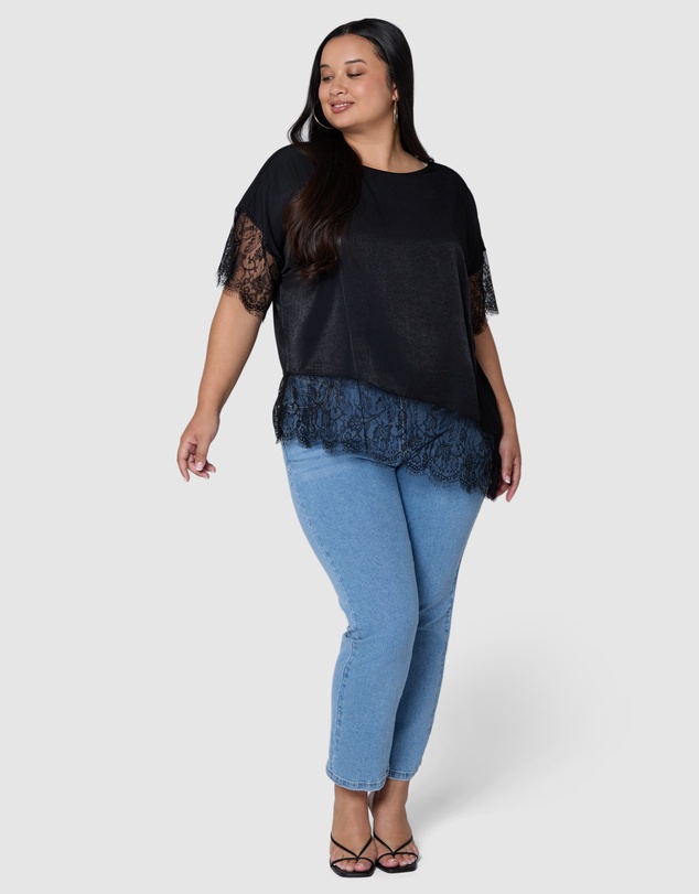 Sunday In The City - Undone Satin Tee