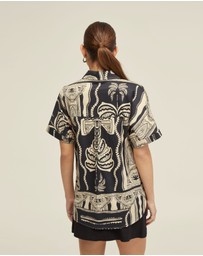 Oxford - Jasmine Printed Short Sleeve Shirt