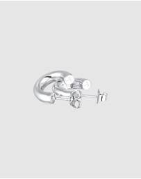 Elli Jewelry - Earrings Stud Classic Hoop 925 Sterling Silver