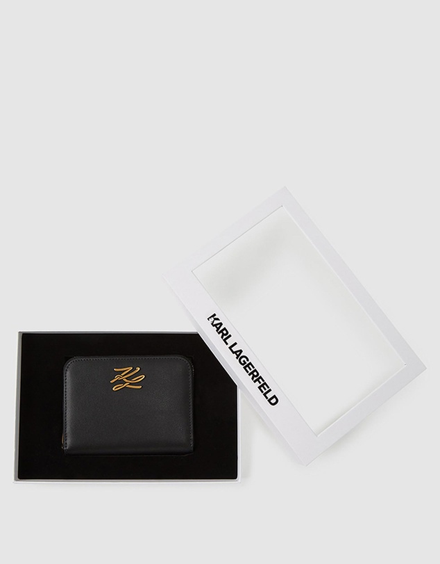 Karl Lagerfeld - K/Autograph Medium Zip Wallet