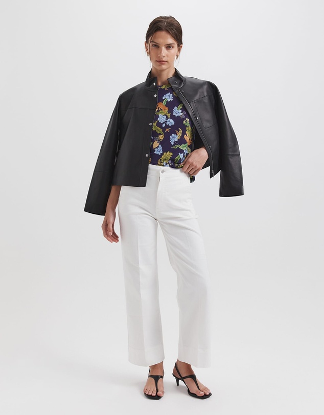 SABA - Ava Cropped Wide Leg Jean
