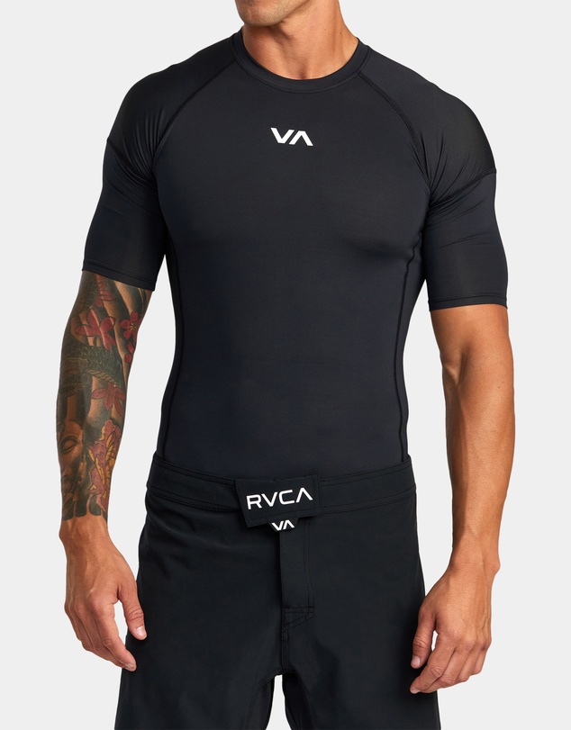 RVCA - Mens Sport Short Sleeve Rash Vest