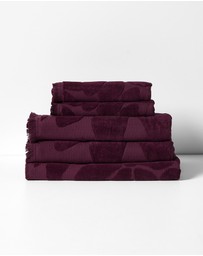 Aura Home - Palma Fringe Bath Towel Set