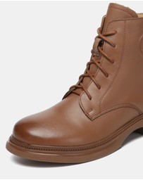 EVERAU - EverAU Ugg Gabriela Cow Leather Upper Fashion Boots