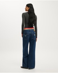 Cotton On - Petite Low Rise Straight Jean