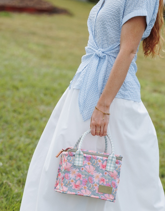 The Somewhere Co - Sage Wildflowers Lunch Bag