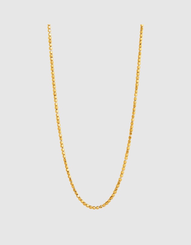 Najo - Quadrille Yellow Gold Necklace (45cm+ext)