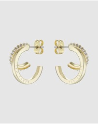 Ted Baker - Helias Crystal Double Hoop Earrings