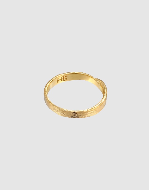 Haze & Glory - ICONIC EXCLUSIVE - Twisted Ring in Gold-Plated 925 Silver