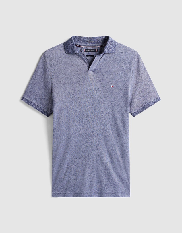Tommy Hilfiger - Regular Fit Polo Shirt With Linen