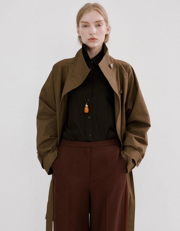 M.N.G - High-Waisted Lyocell Trousers