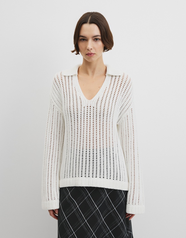 Country Road - Australian Good Earth Cotton Long Sleeve Tape Knit