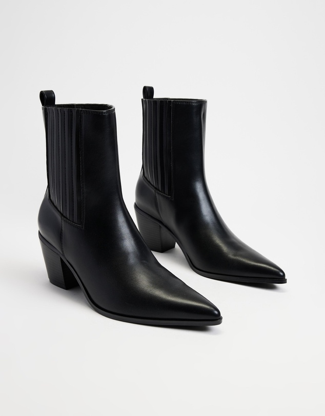 Atmos&Here - Juno Cowboy Ankle Boots